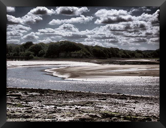 Fremington Quay in Winter Framed Print by Alexia Miles