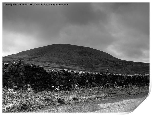 Pendle Hill Print by ian littler