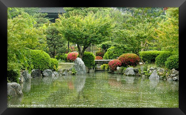 Japanese Garden Toji Framed Print by Jonah Anderson Photography