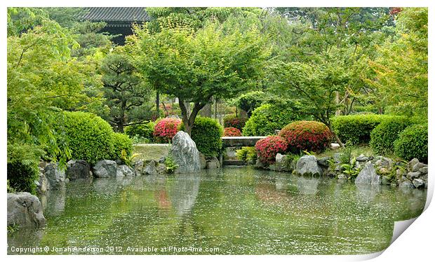Japanese Garden Toji Print by Jonah Anderson Photography