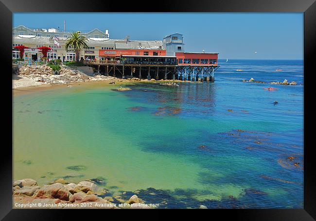 Waterfront at Cannery Row Framed Print by Jonah Anderson Photography