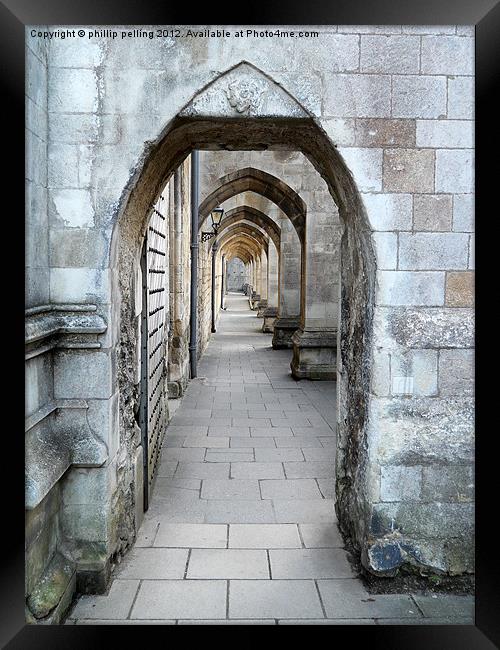Cathedral Walk. Framed Print by camera man