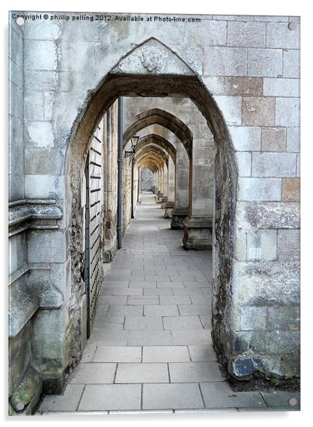 Cathedral Walk. Acrylic by camera man