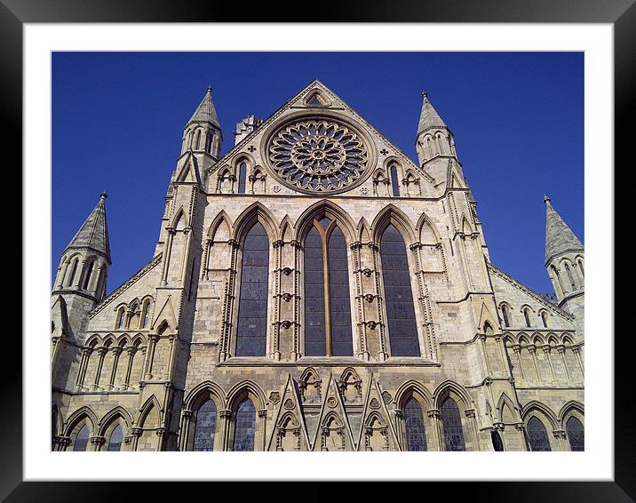 York Minster Framed Mounted Print by andrew hall