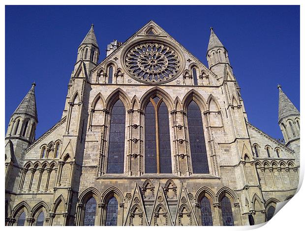 York Minster Print by andrew hall