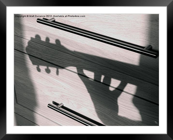 Shadow Play Framed Mounted Print by Matt Durrance