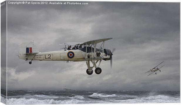 Fairey Swordfish - Hide and Seek Canvas Print by Pat Speirs