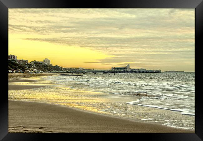 Bournemouth Pier Sunrise Framed Print by Jennie Franklin