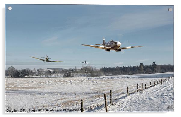 Spitfires Low-level Acrylic by Pat Speirs