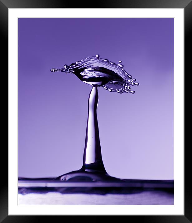 Liquid sculpture Framed Mounted Print by Sam Smith