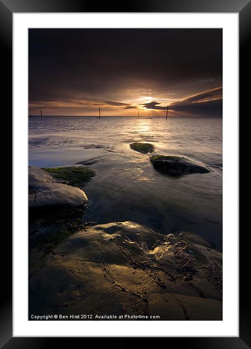 Westhaven Sunrise Framed Mounted Print by Ben Hirst