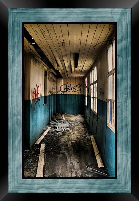 The corridor Framed Print by Maria Tzamtzi Photography