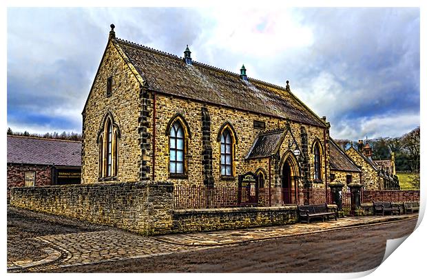 Pithill Methodist Church Print by Kevin Tate