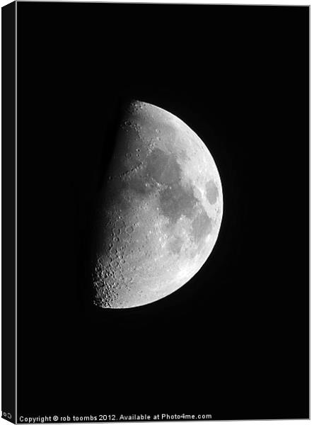 THE MARCH MOON Canvas Print by Rob Toombs
