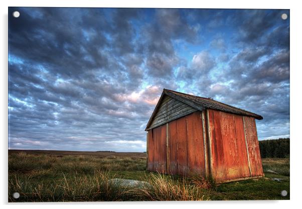 Old Hay Barn Acrylic by Martin Williams