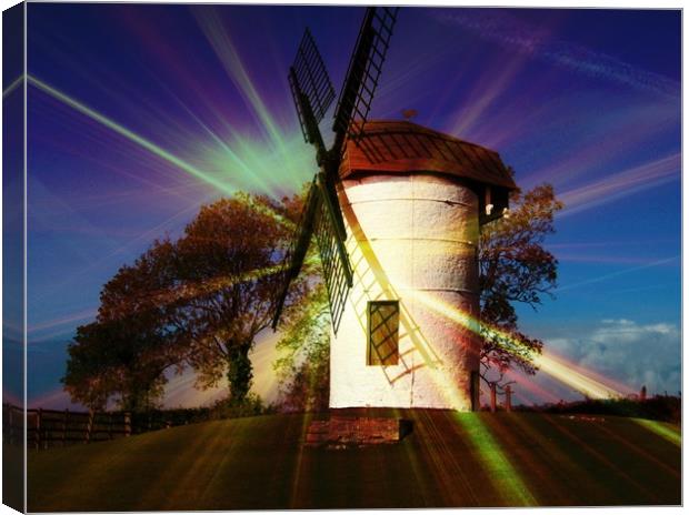 Happy Valley Windmill. Canvas Print by Heather Goodwin