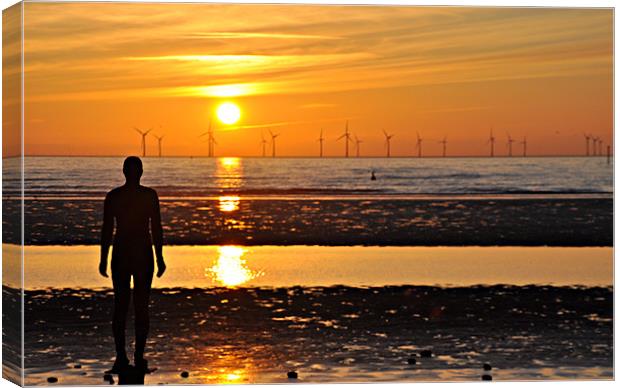another place anthony gormley Canvas Print by sue davies