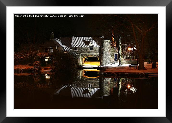 Pulls ferry Norwich Framed Mounted Print by Mark Bunning