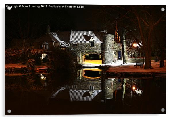 Pulls ferry Norwich Acrylic by Mark Bunning