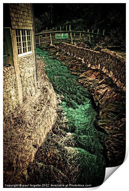 emerald waters Print by paul forgette