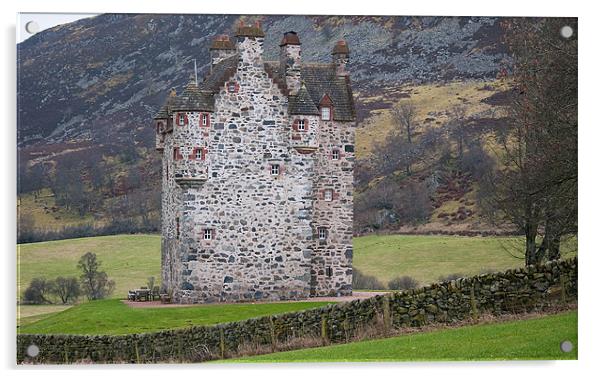 Forter Castle Acrylic by Stuart Jack