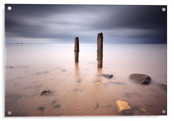 Ayrshire coast seascape Acrylic by Grant Glendinning