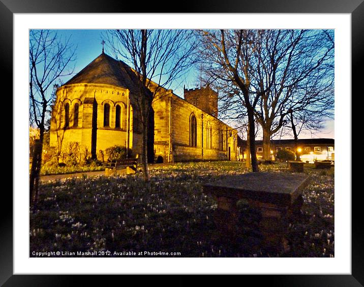 DUSK at St Chads. Framed Mounted Print by Lilian Marshall