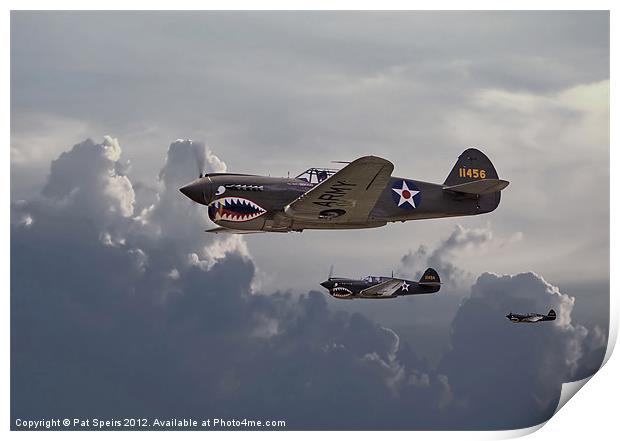 Flying Tigers Print by Pat Speirs