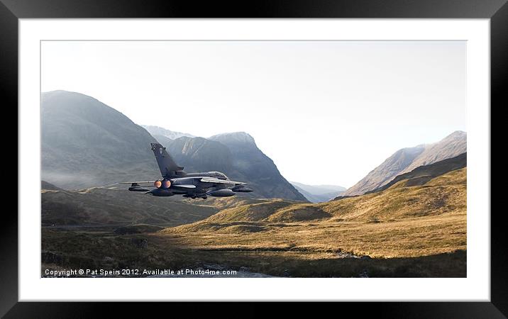 Thunder in the Glen Framed Mounted Print by Pat Speirs