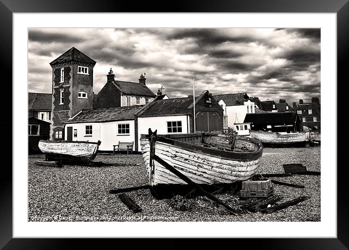 Aldeburgh Boats Framed Mounted Print by Darren Burroughs