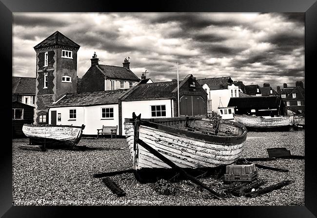 Aldeburgh Boats Framed Print by Darren Burroughs