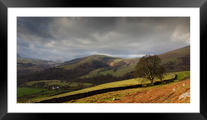 Blencathra view Framed Mounted Print by Simon Wrigglesworth