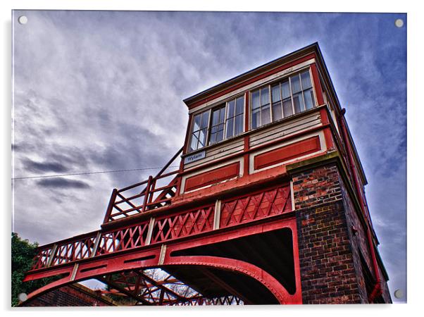 Wylam Signal Box Acrylic by John Ellis