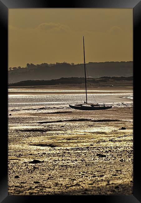 Sailing Dinghy Framed Print by Dave Wilkinson North Devon Ph