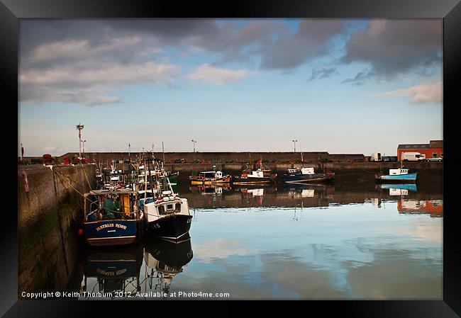 Port Seton Harbour Framed Print by Keith Thorburn EFIAP/b
