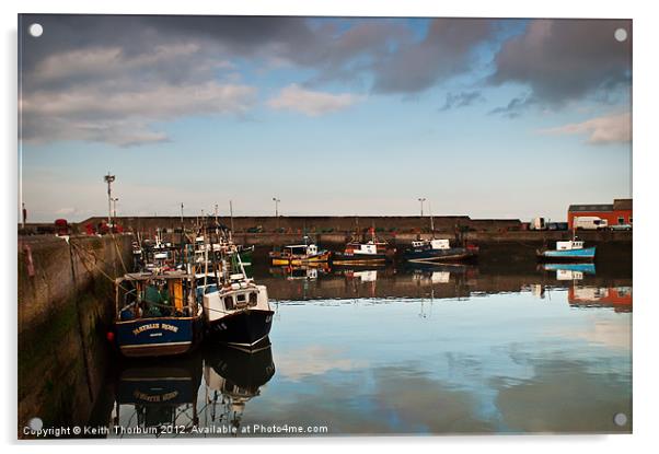 Port Seton Harbour Acrylic by Keith Thorburn EFIAP/b