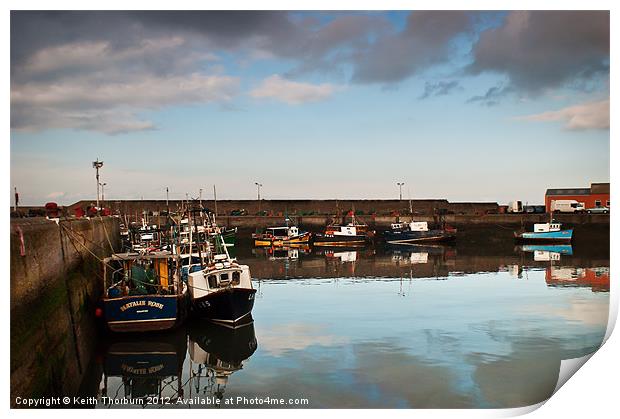 Port Seton Harbour Print by Keith Thorburn EFIAP/b