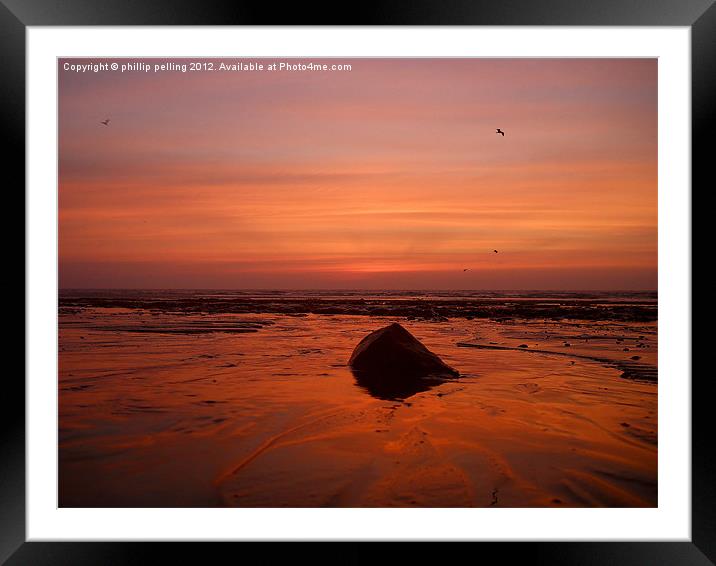Pastel Beach Framed Mounted Print by camera man