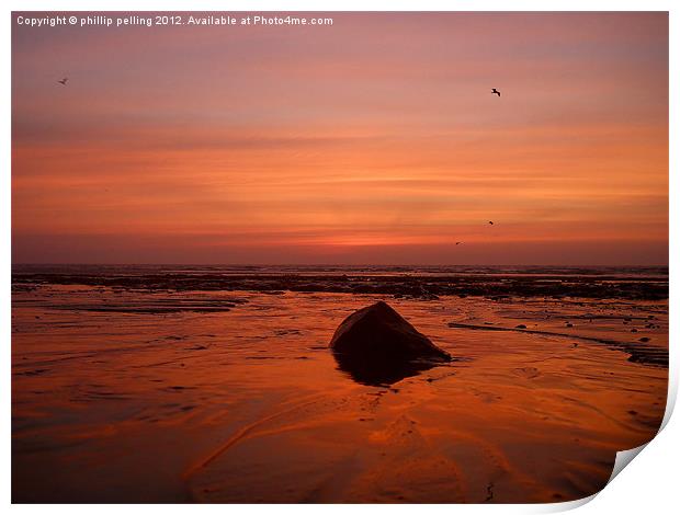 Pastel Beach Print by camera man