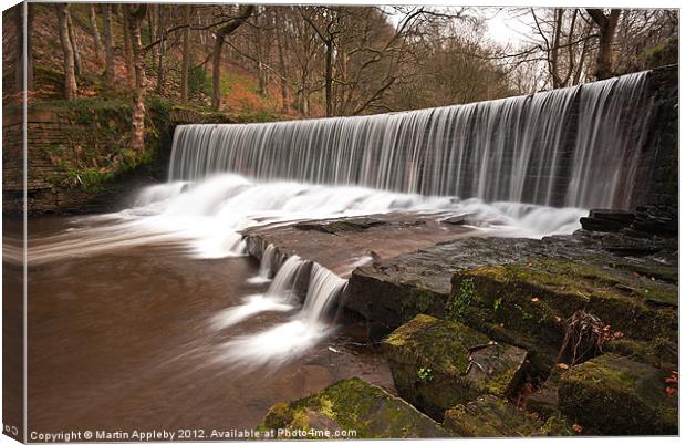 Yorkshire Water. Canvas Print by Martin Appleby