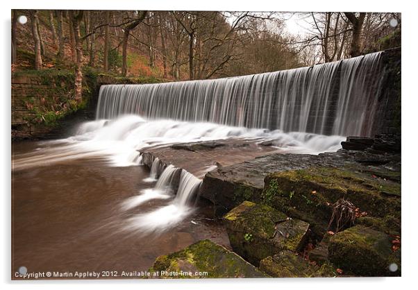 Yorkshire Water. Acrylic by Martin Appleby