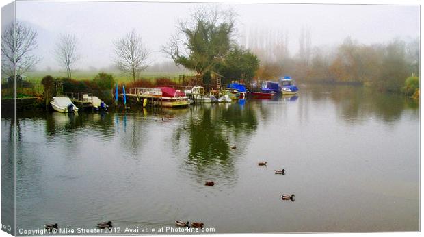 Misty Afternoon Canvas Print by Mike Streeter