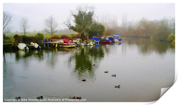Misty Afternoon Print by Mike Streeter