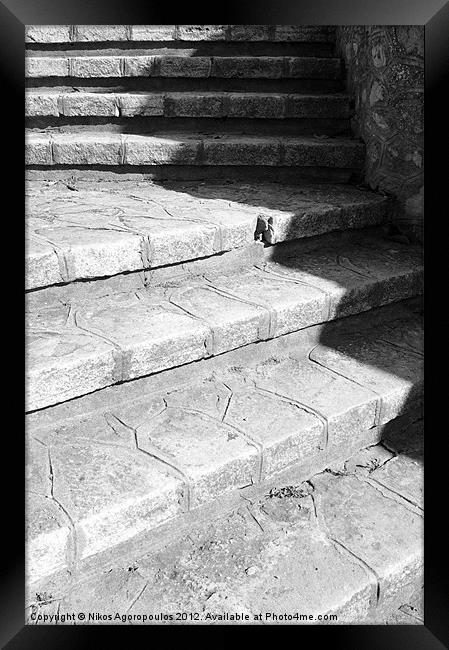 Turning steps Framed Print by Alfani Photography
