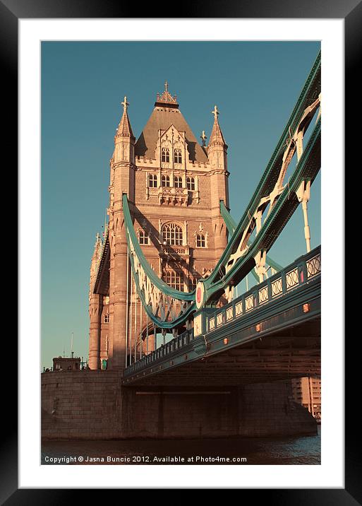 Timeless Tower Bridge Framed Mounted Print by Jasna Buncic