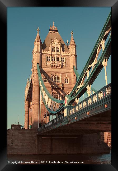 Timeless Tower Bridge Framed Print by Jasna Buncic