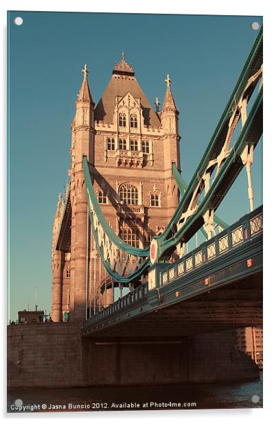 Timeless Tower Bridge Acrylic by Jasna Buncic