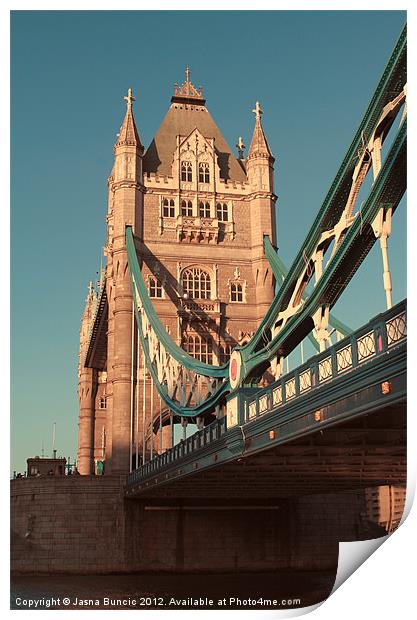 Timeless Tower Bridge Print by Jasna Buncic