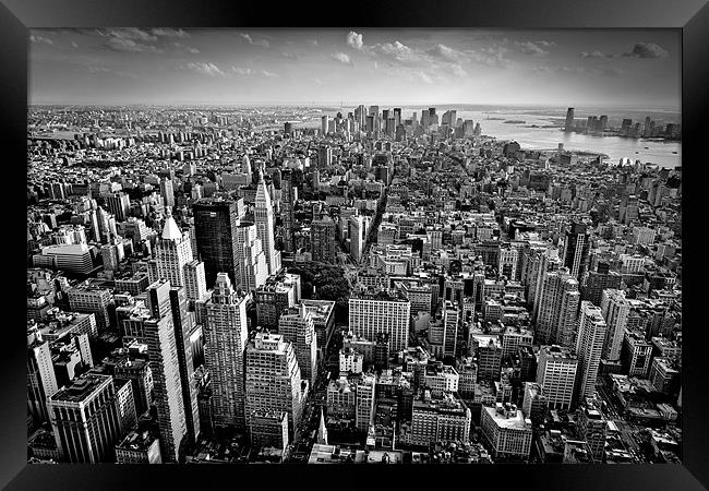 New York Framed Print by Sam Burton