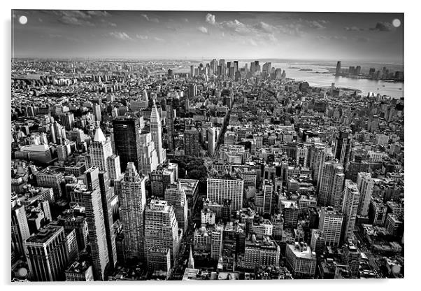 New York Acrylic by Sam Burton